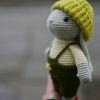 Daisy Crochet Bunny close-up Daisy il Coniglietto all'Uncinetto